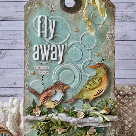 SIZZIX vágósablon, Sizzix Thinlits Die / Feathered Friends - Tim Holtz (1 csomag)
