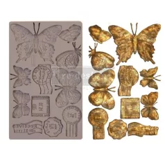  ReDesign with Prima szilikon öntőforma, 5x8 Inch Decor Mould / Butterfly In Flight (1 db)