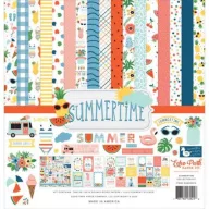   Echo Park Scrapbook Papírkészlet 12" (30 cm) Summertime Collection Kit (1 csomag)
