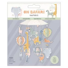   Babaszoba dekoráció , Papermania On Safari  / Mobile Kit (1 csomag)