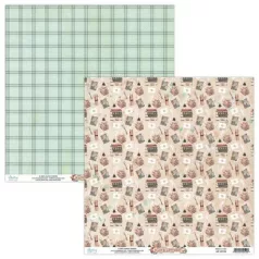   Scrapbook papír 12x12, Mintay Love Letters Collection - 4 (1 ív)