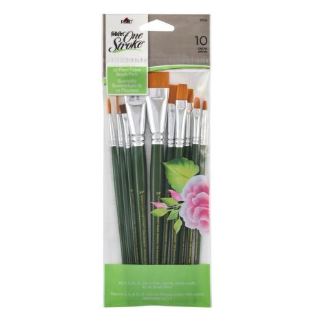 Folkart One Stroke Brushes Value Pack Brush Set Ecset készlet (10 db)