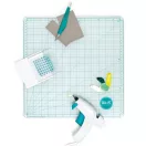 Üveg vágóalátét ,  Mixed media glass mat / Precision glass cutting mat - (1 db)