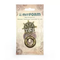   Fém díszítőelem , Mitform Metal Embellishments / Marine - 2 (2 db)
