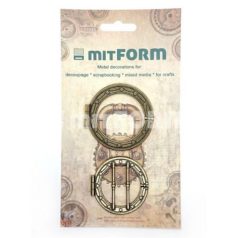   Fém díszítőelem , Mitform Metal Embellishments / Marine - 1 (2 db)