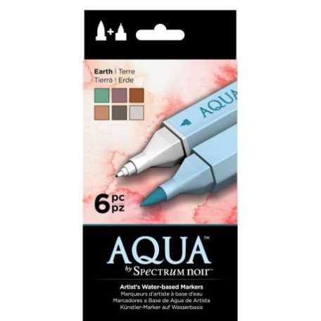 Aqua marker , Spectrum Aqua Markers / Earth -  (6 db)