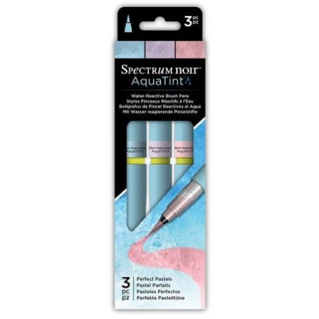Ecsetfilc készlet , Spectrum Noir AquaTint / Perfect Pastels - Tökéletes pasztellek (3 db)