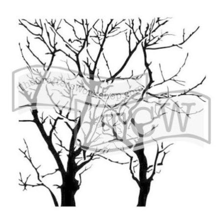 Stencil 6", TCW Stencil / Branches Reversed -  (1 db)
