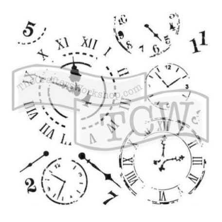 Stencil 6", TCW Stencil / Time Travel -  (1 db)