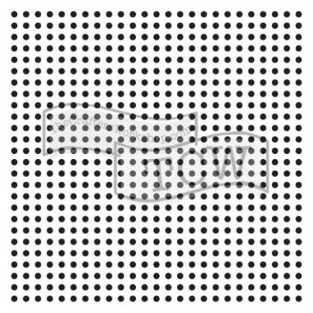 Stencil 6", TCW Stencil / Micro dots -  (1 db)