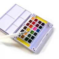   Elizabeth Craft Designs Akvarelfesték 24 szín Watercolor pan set (1 csomag)