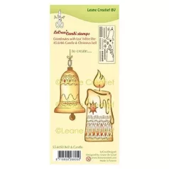   Szilikonbélyegző , LeCreaDesign clear stamp / Combi clear stamp Bell & Candle (1 db)