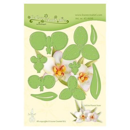 Vágósablon , Lea’bilitie Dies / Multi die flower 012 Orchid -  (1 csomag)