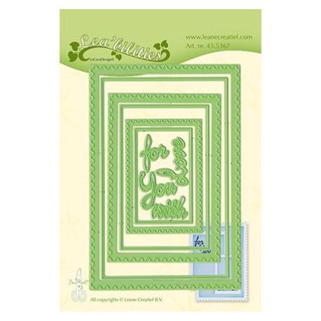 Vágósablon , Lea’bilitie Dies / Postage stamp frames -  (1 csomag)