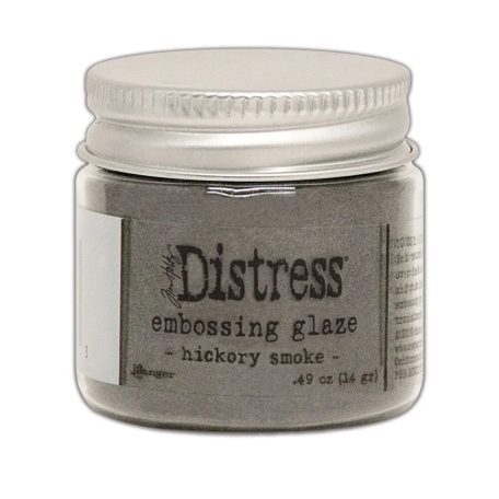 Ranger Distress embossing glaze - Hickory smoke - Fényes átlátszó domborítópor - Tim Holtz (1 db)