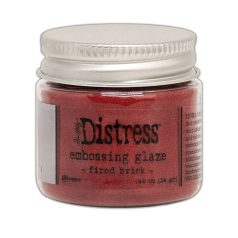   Ranger Distress embossing glaze - Fired brick - Fényes átlátszó domborítópor - Tim Holtz (1 db)