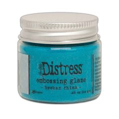   Ranger Distress embossing glaze - Broken china - Fényes átlátszó domborítópor - Tim Holtz (1 db)
