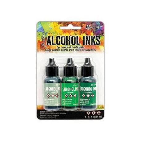 Alcohol Ink készlet , Tim Holtz® Alcohol Ink / Mint/Green Spectrum (1 csomag)