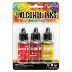   Alcohol Ink készlet , Tim Holtz® Alcohol Ink / Orange/Yellow Spectrum -  (1 csomag)