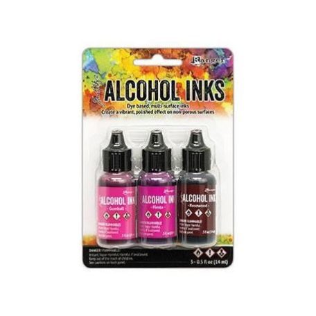 Alcohol Ink készlet , Tim Holtz® Alcohol Ink / Pink/Red Spectrum -  (1 csomag)