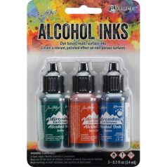  Ranger Alkoholos tinta készlet Rustic Lodge Tim Holtz Alcohol Ink (3 db)
