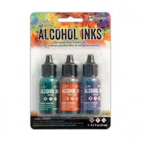 Alcohol Ink készlet , Tim Holtz® Alcohol Ink / Rustic lodge -  (1 csomag)