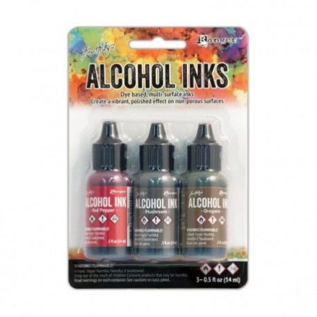 Alcohol Ink készlet , Tim Holtz® Alcohol Ink / Tuscan garden -  (1 csomag)