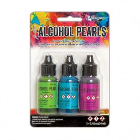 Alcohol Pearls készlet , Tim Holtz® Alcohol Ink Pearls / 2 -  (1 csomag)