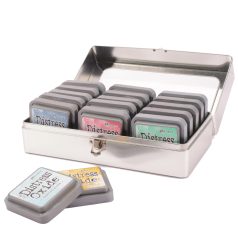  Ranger Distress Tintapárna Tároló - Distress Ink Pad Storage Tin - Tim Holtz (1 db)