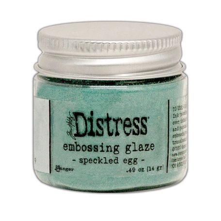 Ranger Distress embossing glaze - Speckled Egg - Fényes átlátszó domborítópor - Tim Holtz (1 db)