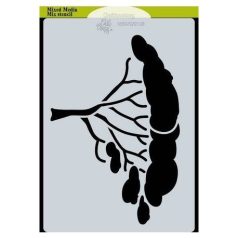   Stencil A6, CE Mask Stencil / Savanna tree - Carla Creatie (1 db)