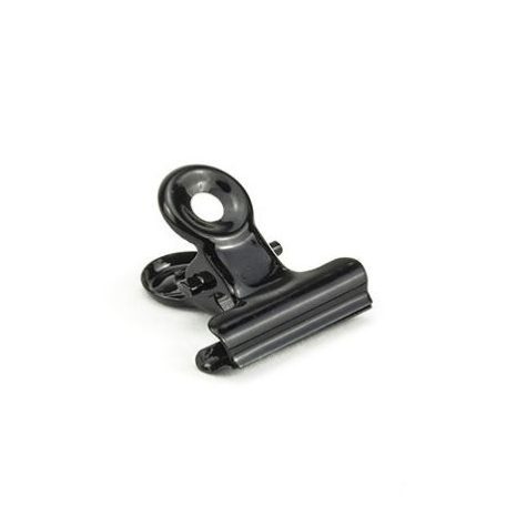 Csipesz 19mm, Black / Journal Clip - Fekete (10 db)