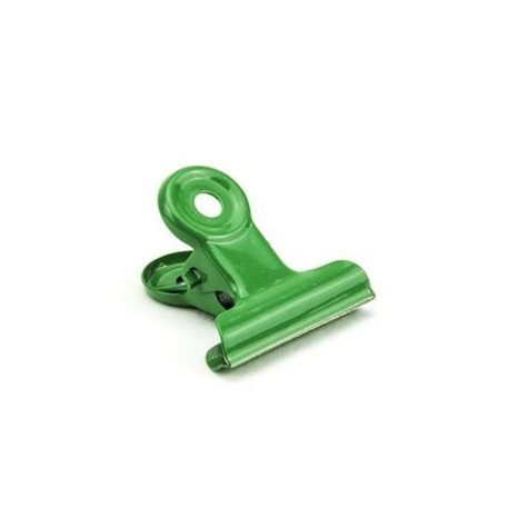 Csipesz 19mm, Green / Journal Clip - Zöld (10 db)