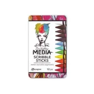   Akvarell kréta 56 ml, Dina Wakley Media / Scribble sticks 1 -  (12 db)