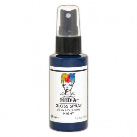Gloss spray 56 ml, Dina Wakley Media / Night -  (1 db)