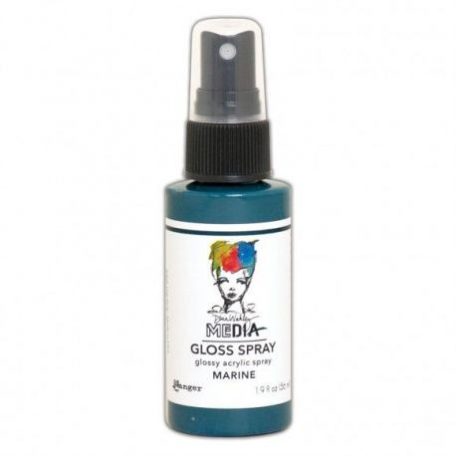 Gloss spray 56 ml, Dina Wakley Media / Marine (1 db)