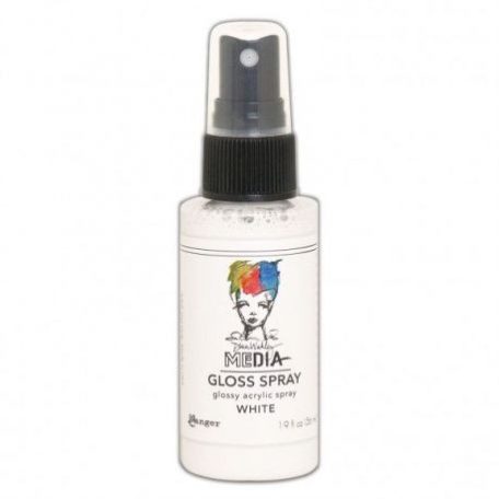 Gloss spray 56 ml, Dina Wakley Media / White -  (1 db)