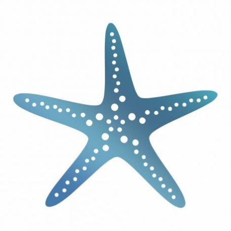 Dombornyomó klisé , Hotfoil Stamp / Starfish (1 csomag)