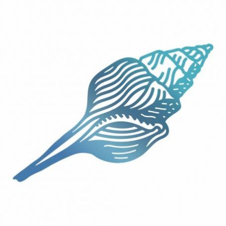 Dombornyomó klisé , Hotfoil Stamp / Cerith Shell (1 csomag)