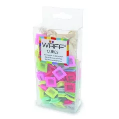   Díszítőelem, kreatív naplóhoz , WAFF Creative Journal / Cubes Glitter Letters (1 db)