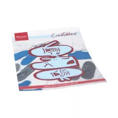   Vágósablon LR0658, Marianne Design Craftable / Sneakers -  (1 csomag)