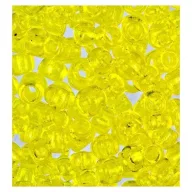   Kásagyöngy 20 gr / 2 mm, Seed Beads Transparent / yellow - sárga (1 csomag)