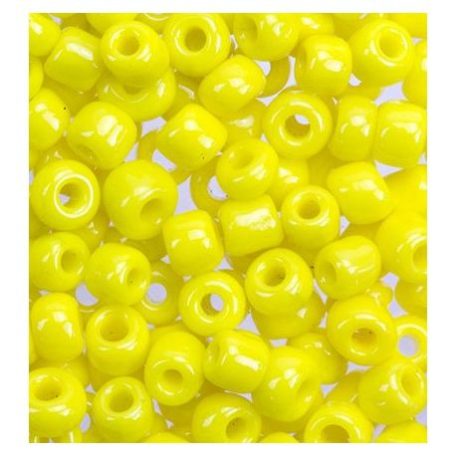 Kásagyöngy 20 gr / 2 mm, Seed Beads Opaque / pale yellow - halványsárga (1 csomag)