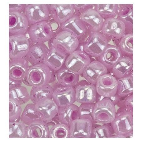 Kásagyöngy 20 gr / 2 mm, Seed Beads Pastel Pearlescent / rose - rózsa (1 csomag)