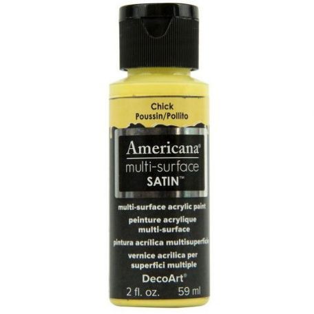 Akrilfesték - selyemfényű 59ml - Chick - DecoArt Americana® Multi-Surface Satin (1 db)
