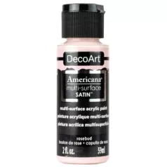   Akrilfesték - selyemfényű 59ml - Rosebud - DecoArt Americana® Multi-Surface Satin (1 db)