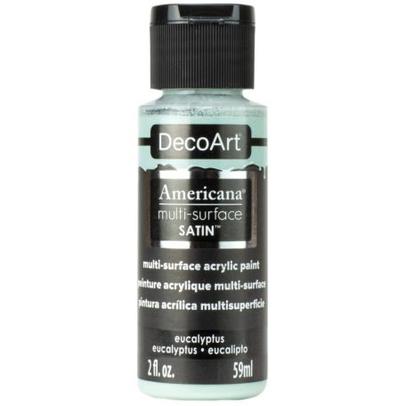 Akrilfesték - selyemfényű 59ml - Eucalyptus - DecoArt Americana® Multi-Surface Satin (1 db)