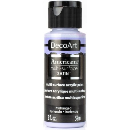 Akrilfesték - selyemfényű 59ml - Hydrangea - DecoArt Americana® Multi-Surface Satin (1 db)