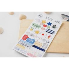   Chipboard matrica , Studio Forty Chipboard stickers set / BOM DIA! (1 csomag)