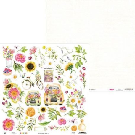 Scrapbook papír 12x12, Piatek13 Paper / The Four Seasons - Summer - 7 (1 lap)